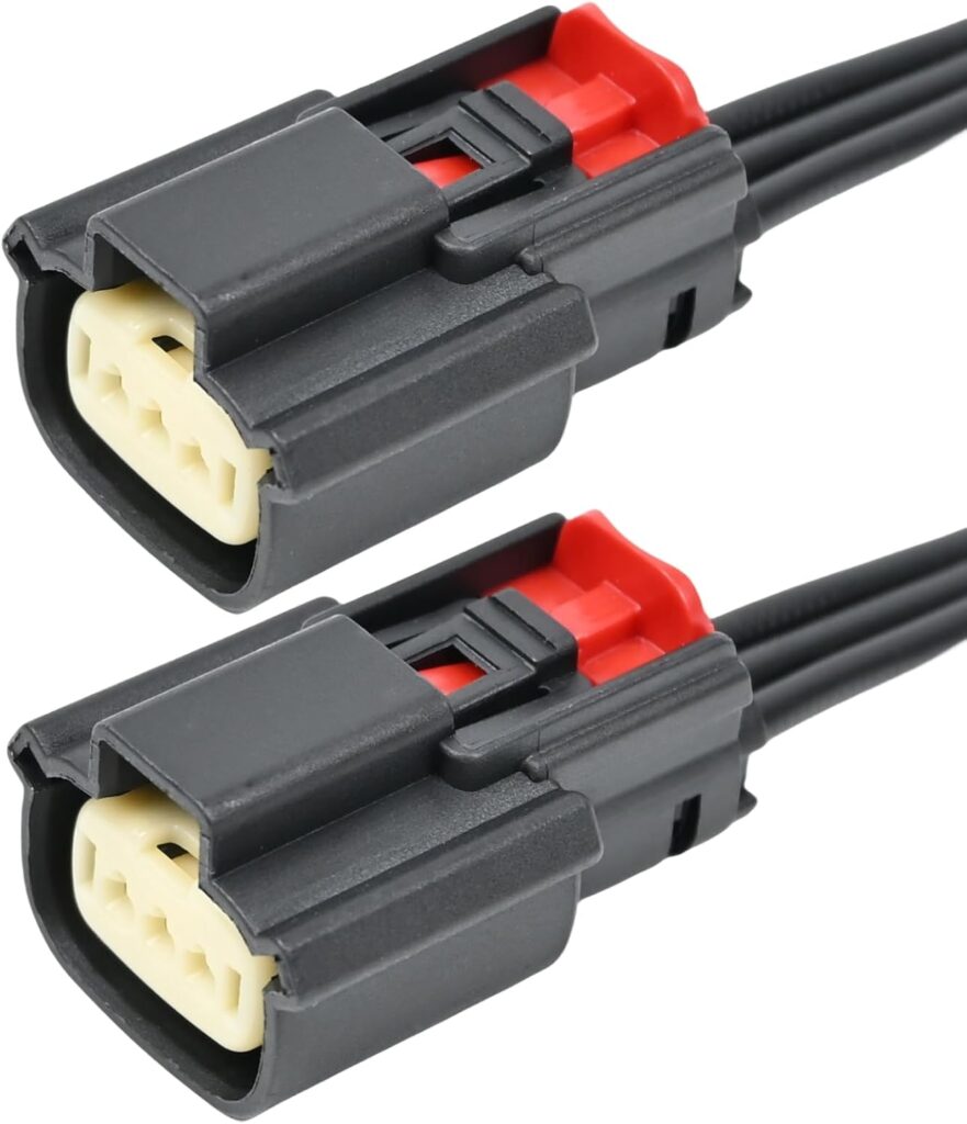 2Pcs Ignition Coil Connector Pigtail Harness CU2Z-14S411-AFA for Ford Expedition F150 Explorer Flex Lobo Taurus Transit-150 Transit-250, for Lincoln MKS MKT Navigator 3.5 V6 Engine - Style 2