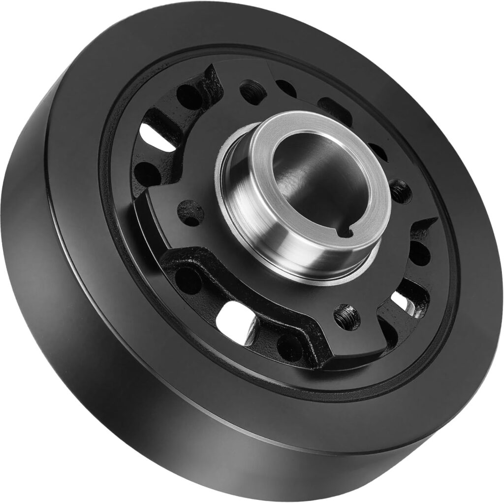 594-080 Engine Harmonic Balancer Pulley Compatible with Ford F150, F250, F350, Mustang, Thunderbird, E100 E250 E350 Econoline  Lincoln Continental, Mark III  Mercury Cougar, Montego, OHV 7.0L 7.5L