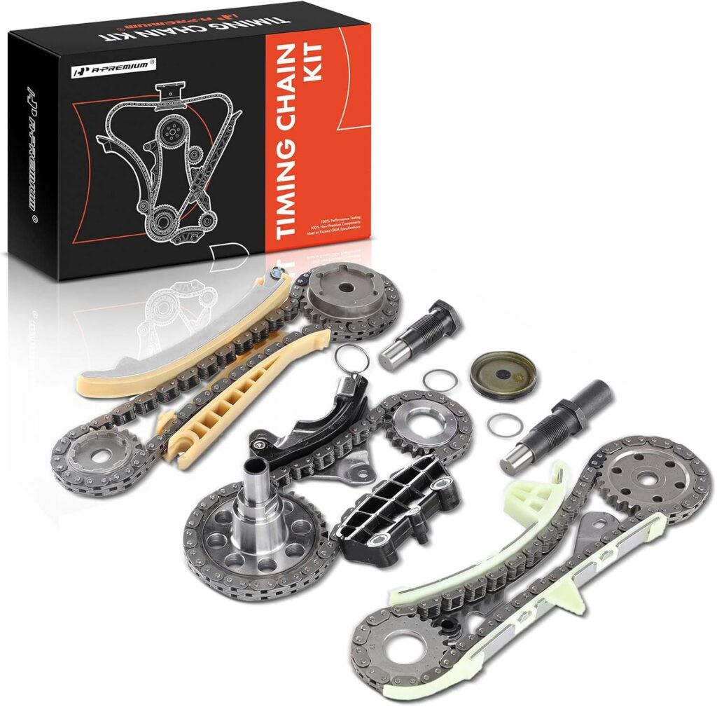 A-Premium 19PCS Engine Timing Chain Kit W/Tensioner  Sprocket [fit SOHC 6Cyl 4.0L] Compatible with Ford Mustang 05-10, Explorer, Explorer Sport Trac, Ranger  Mazda B4000  Mercury Mountaineer 98-10