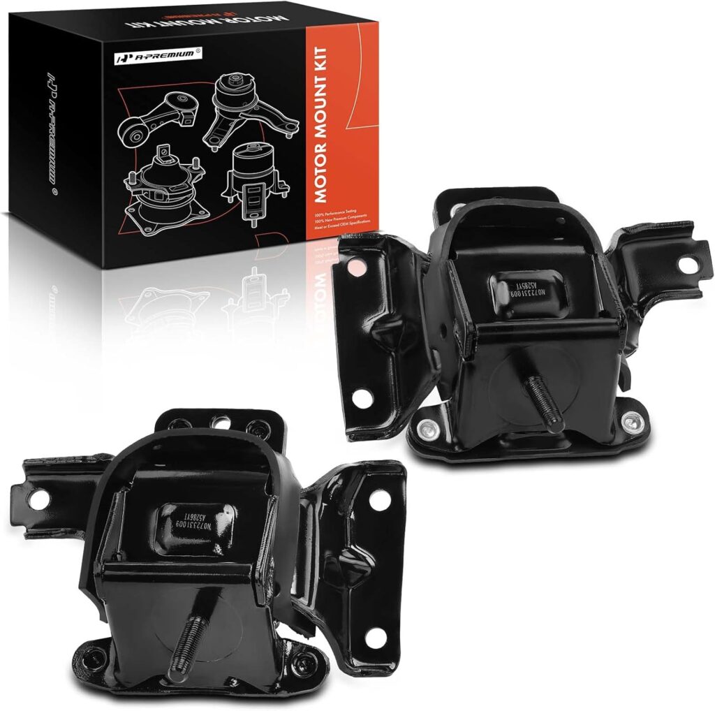 A-Premium 2PCS Front Left and Right Engine Motor Mount Kit Compatible with Ford Crown Victoria 2003-2011  Lincoln Town Car 2009-2011  Mercury Grand Marquis 2003-2011, Marauder 2003-2004, 4.6L