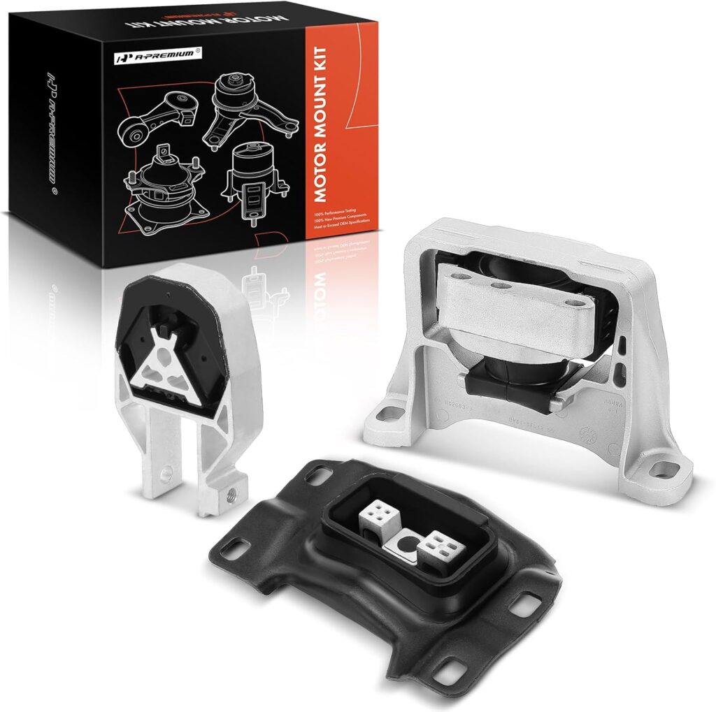 A-Premium 3PCS Engine Motor Mount and Transmission Mount Set Compatible with Ford 2013-2016 Escape, 2014-2021 Transit Connect, 2.0L 2.5L, Automatic Transmission, Replace# CV6Z6068A BV6Z6038A AV6Z6068A