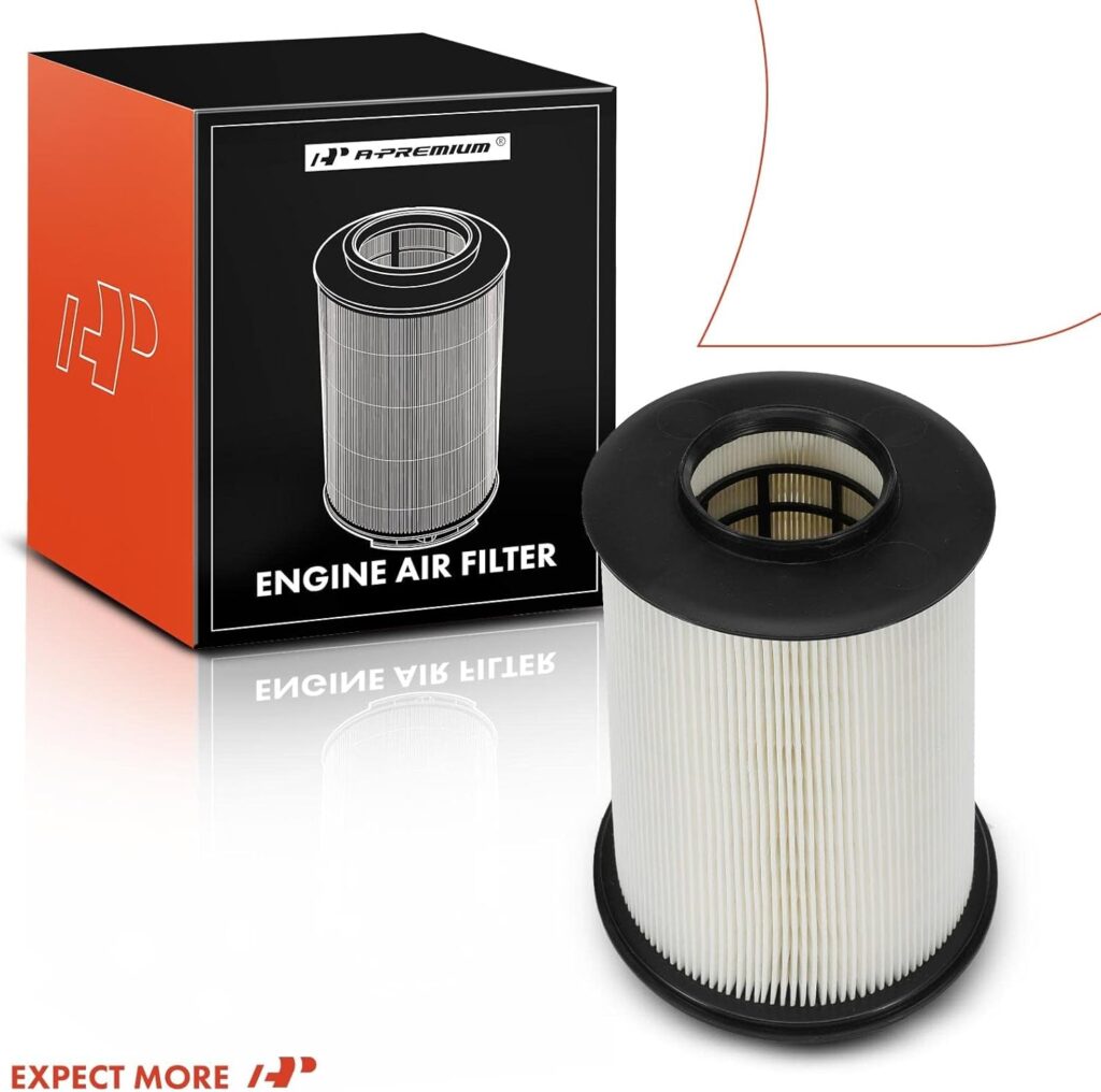 A-Premium Engine Air Filter Compatible with Ford Escape, Focus, Transit Connect  Lincoln MKC, 2012-2019, Radial Seal, Replace# 7M519601AC