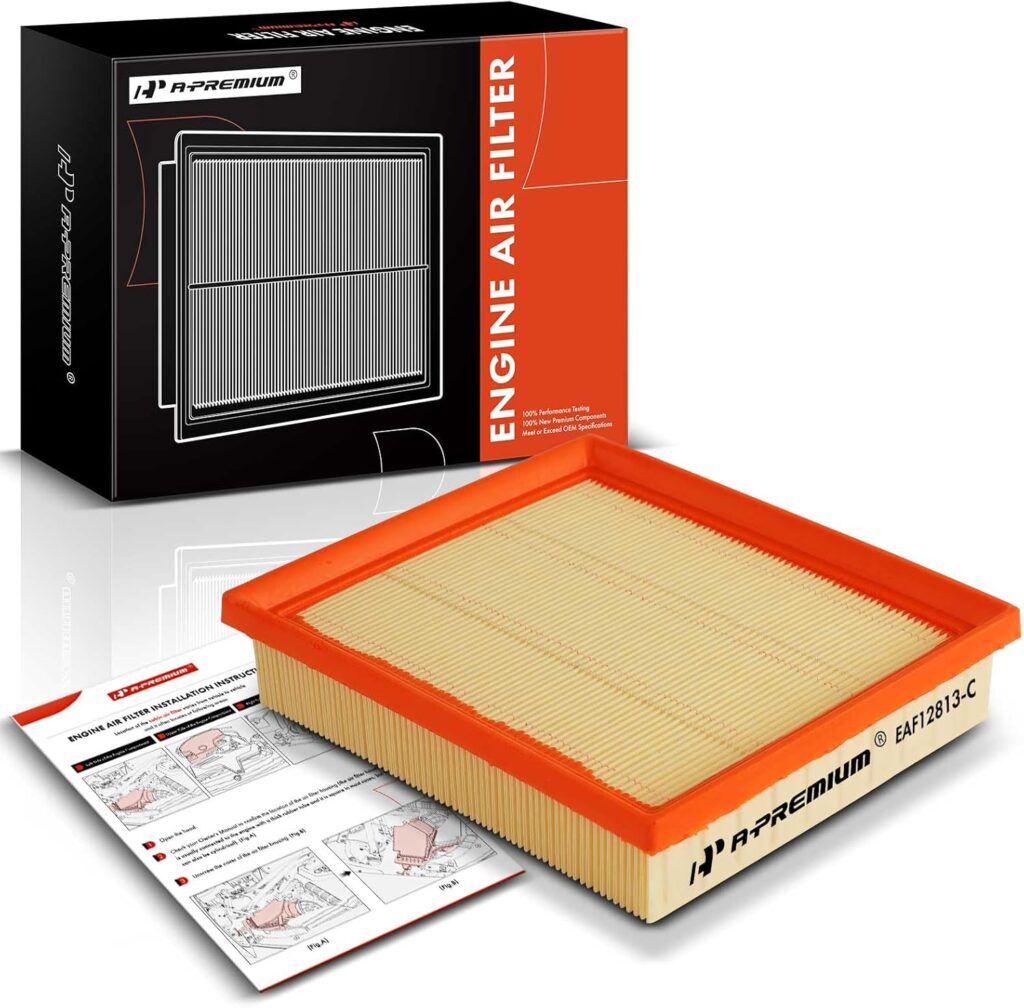 A-Premium Front Engine Air Filter Compatible with Ford Escape 2020-2023, Maverick 2022-2023  Lincoln Corsair 2021-2023, 2.5L, Replace# LX6Z9601A, XA11877