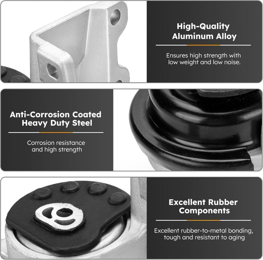 A5425 A5429 A5342 Engine Motor Transmission Mount Kit for 08-12 Ford Taurus 3.5L/Lincoln MKS 3.7L/09-12 Flex 3.5L/08-09 Taurus X 3.5L Mercury Sable Replace # 9G1Z6068A,8G1Z6038C,8G1Z6038A