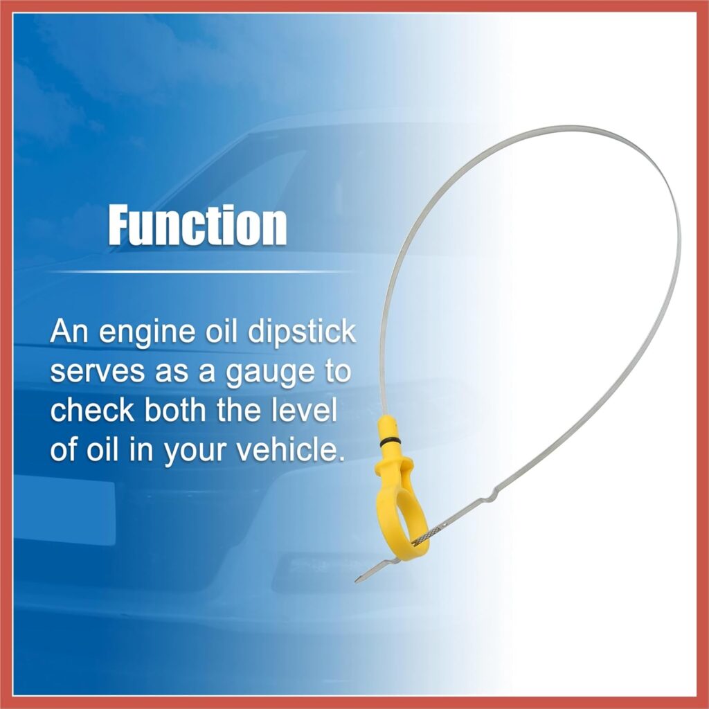 ACROPIX 1 Pcs Engine Oil Dipstick Engine Oil Fluid Level Dipstick for Ford Explorer Base Limited Platinum Sport XLT 3.5L V6 No.DG1Z-6750-AB Car Parts