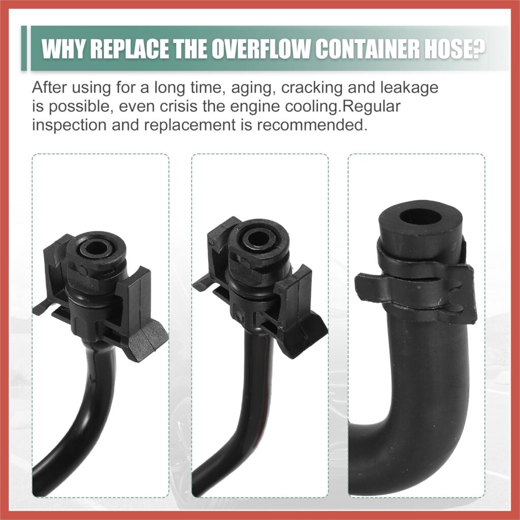 ACROPIX Engine Coolant Overflow Hose for ford escape 1.6L 2013-2016 For Ford Transit Connect 1.6L Radiator Hose BV6Z-8B081-A BV6Z-8B081-B GV6Z-8B081-K Car Parts