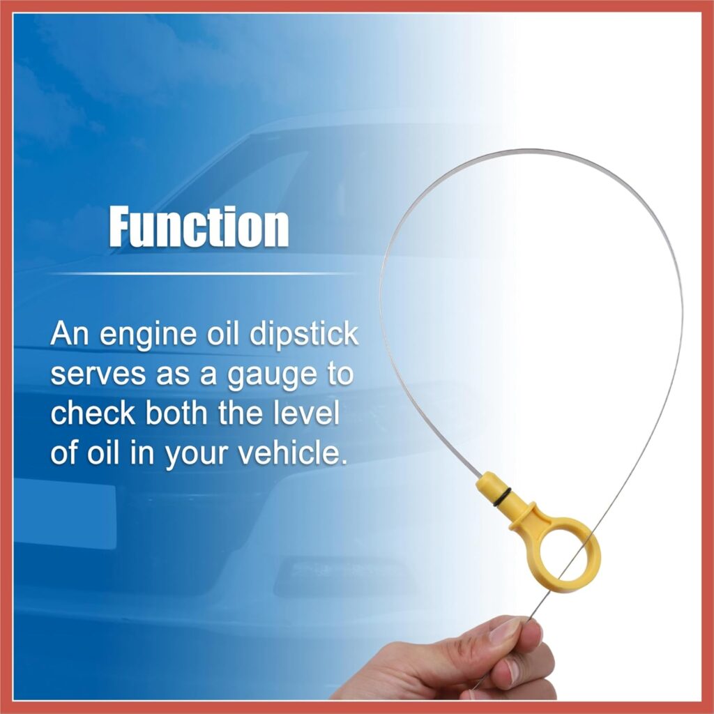 ACROPIX Engine Oil Level Indicator Dipstick for Ford for Ranger 2001-2011 for Ford Explorer 2001-2010 for Ford for Mustang 05-10 No.5R3Z-6750-AA/5R3Z6750AA Car Parts
