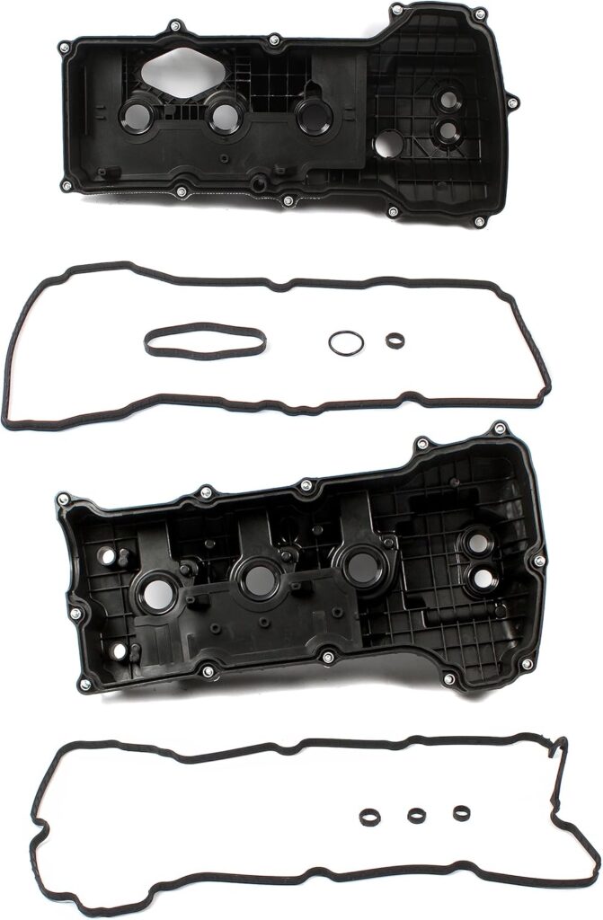 CNS Engine Valve Cover w/Gasket Left  Right Side Compatible with Ford/Lincoln 3.5L (3496cc/213cid) DOHC V6 TURBO