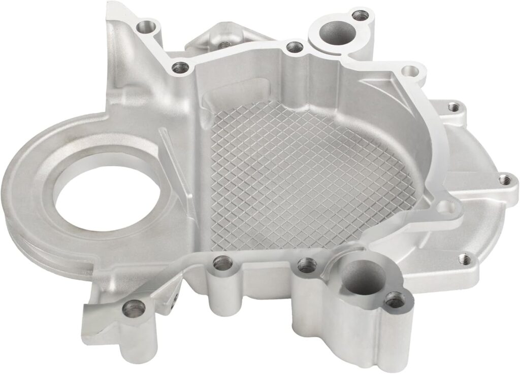 D4OE6059A Aluminum Timing Chain Cover Engine Front Compatible with 1979-1995 Ford Bronco F150 F250 F350 302/351W Lincoln Replace D7AE6059A D9TE6059A E3AE6059BB E7AZ6059A