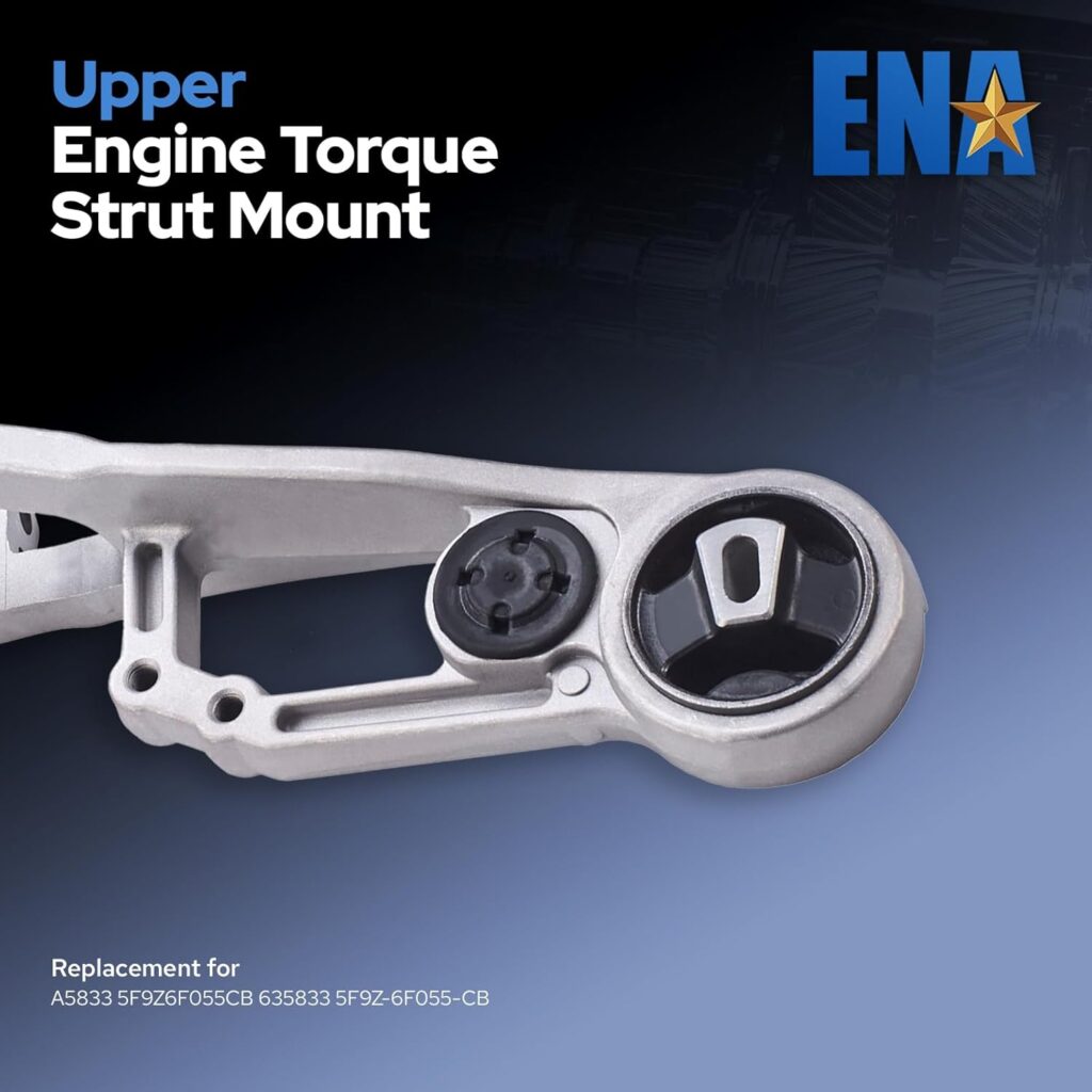 ENA Upper Engine Strut Bracket Anti-Roll Mount 2005 2006 2007 Compatible with Mercury Ford Five Hundred 500 Freestyle Montego 3.0L Automatic Trans CVT Replace# A5833 5F9Z6F055CB