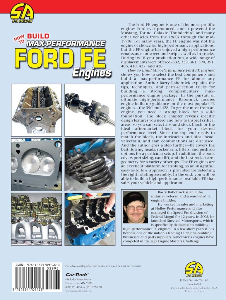 How to Build Max-Performance Ford FE Eng      Paperback – June 2, 2010