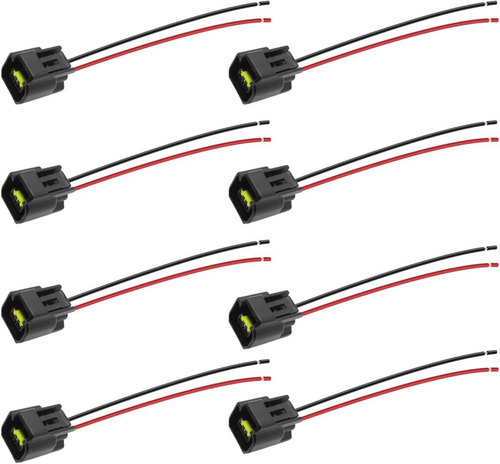 Ignition Coil Connector Pigtail Harness Compatible with Ford 4.6L 5.4L 6.8L F-150 F250 F350 Mustang Explorer Expedition Crown Victoria 8 Pcs