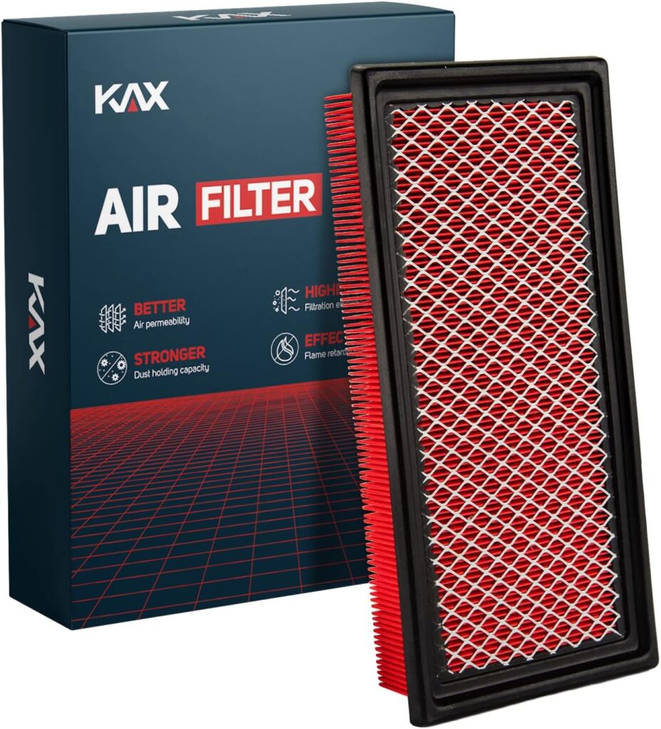 KAX Premium Engine Air Filter, GAF031 (CA10242) Replacement for Explorer, Edge, Flex, Fusion, Taurus, MKS, MKT, MKX, MKZ, Mzd6, CX9, Sable, Protect and Improve Engine Performance