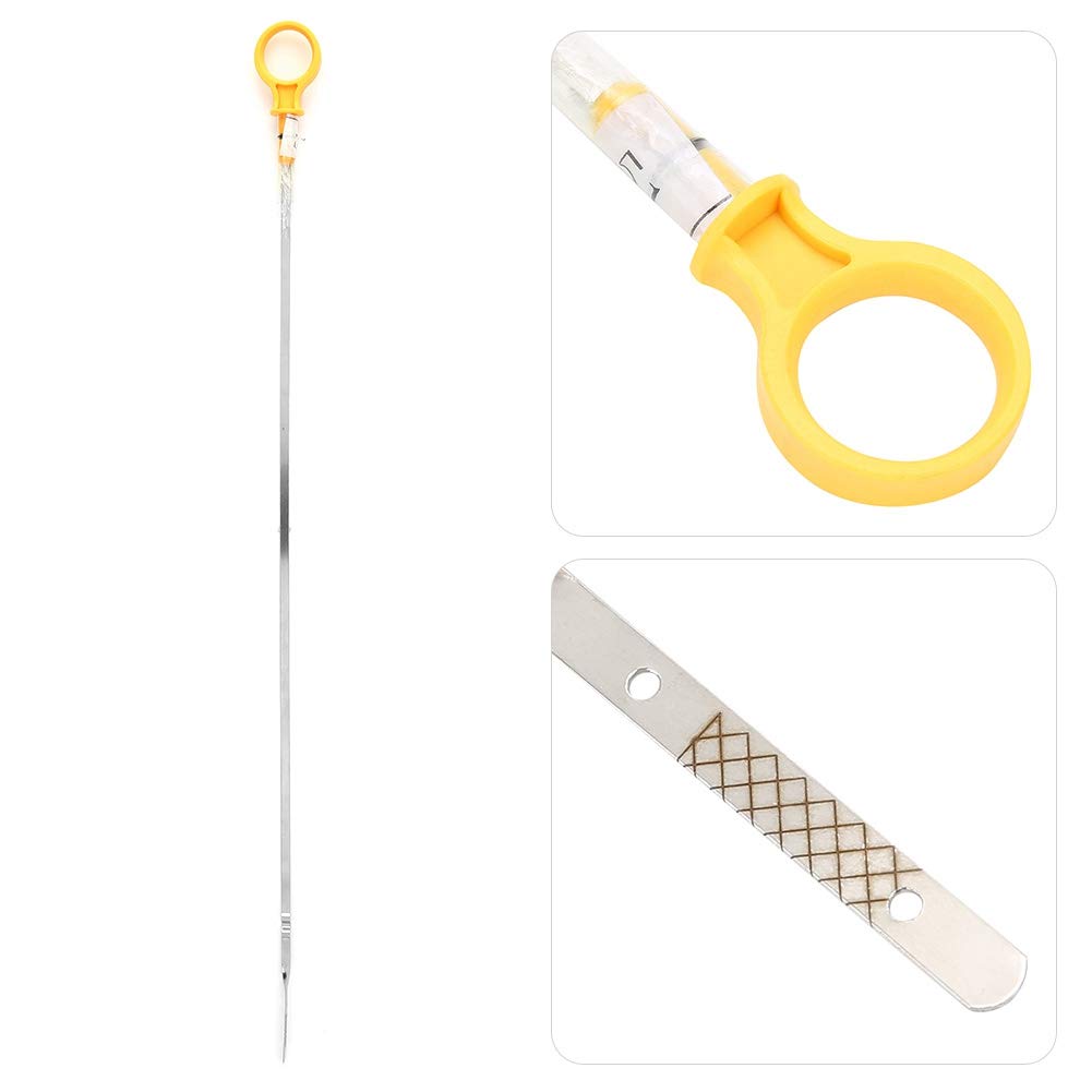 Qiilu Engine Oil Dipstick CM5E6750BB for Ford Focus 2012-2016, Car Engine Oil Fluid Dipstick Level Dip Stick Measure Tool Automotive Replacement Parts