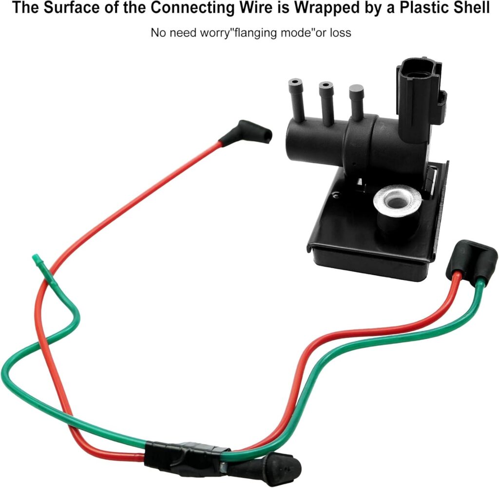 Turbo Emission Vacuum Harness Connection Line and Wastegate Boost Solenoid Fits for Ford F250 F350 F450 F550 Super Duty 1999-2003 7.3L Diesel Powerstroke Engines Replace F81Z-6C673-AA F81Z-9E498-DA