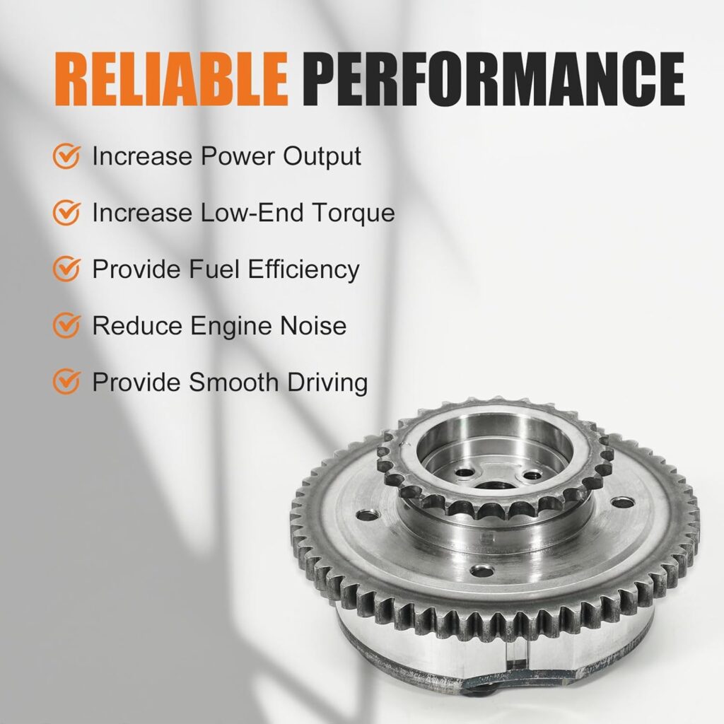 VVT Cam Phaser, Intake  Exhaust Timing Camshaft Adjuster Sprocket Gear 4PCS Fit for Ford Edge / F150, Lincoln MKX/Mark 3.5L 3.7L EcoBoost Engine Timing Camshaft Gear #Replace AT4Z6C525B
