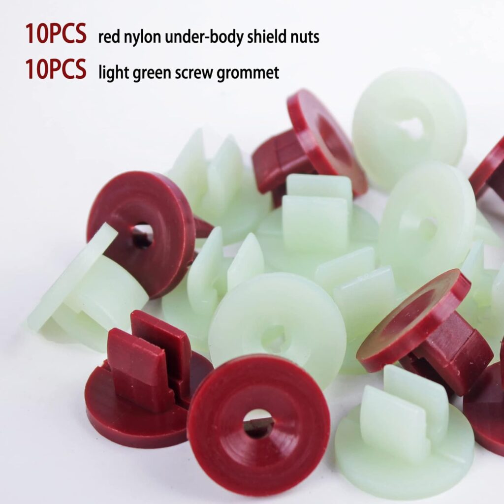Xislet 50pcs T30 Engine Splash Shield Screws Bolts for Undertray Engine Fender Liner Air Deflector Compatible with Ford and Lincoln Volvo Vehicles Included Nut Clip Kit and T30 Screwdriver